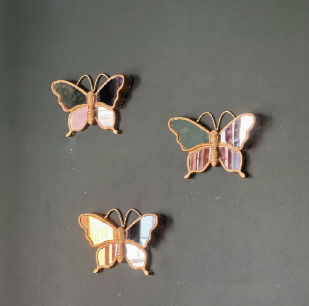 Butterfly Mirrors ( set of 3 )