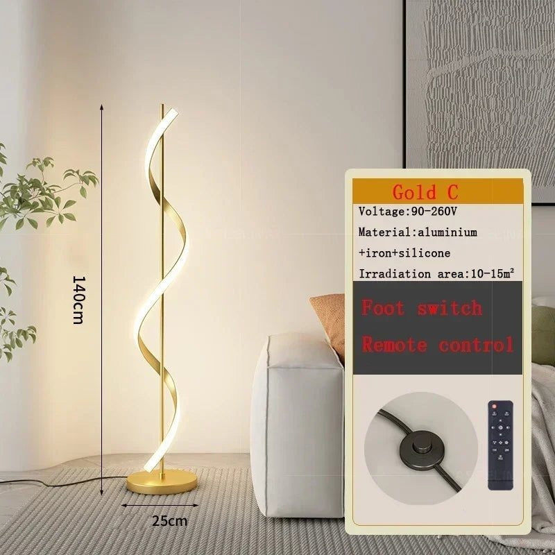 Spiral Floor Lamp