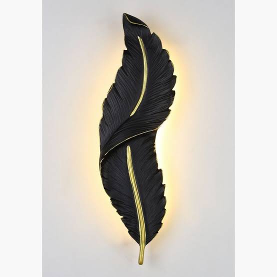 Decorative LED Leaf Indoor Wall Lamp 3 feet large