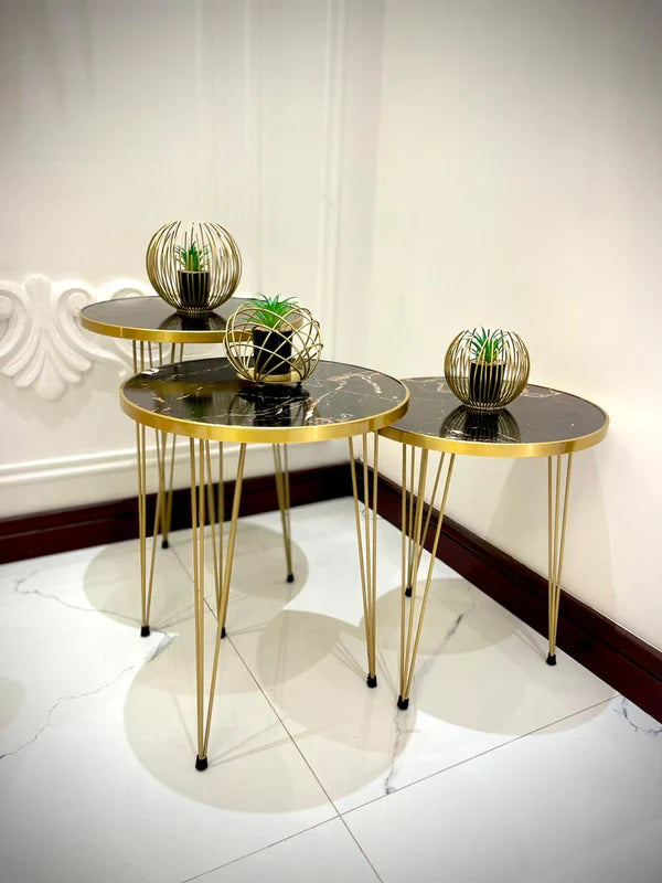 Modern Coffee Table – Nesting End Table & Side Table Set for Stylish Living